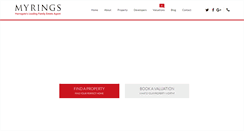 Desktop Screenshot of myringsestateagents.com