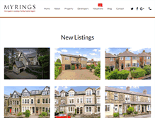 Tablet Screenshot of myringsestateagents.com
